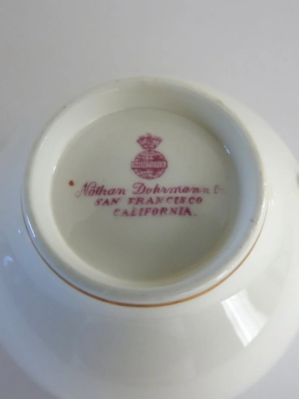 Antique Mintons Double Handed Bouillon Cup Nathan Dohrmann